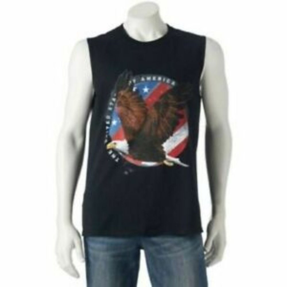 Men's Eagle Nest Tank Top, Size: Medium, Black